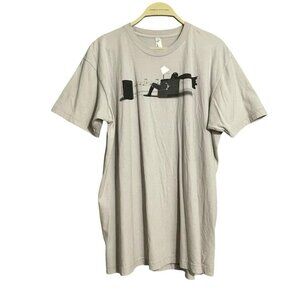 American Apparel Star Wars Tshirt Darth Vader Watching Tv Men Sz XL Movie Funny